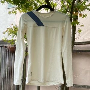 White Tracksmith Van Cortlandt Long Sleeve Size S